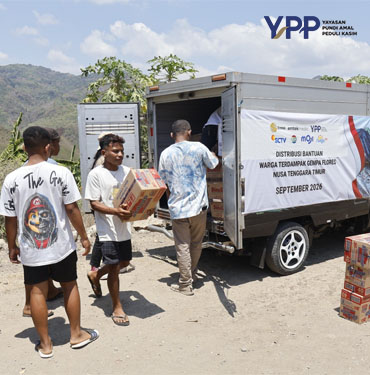 YPP Emtek Media Jangkau Manggarai Timur Salurkan Bantuan Gempa banggai dan Layanan Psikososial Anak